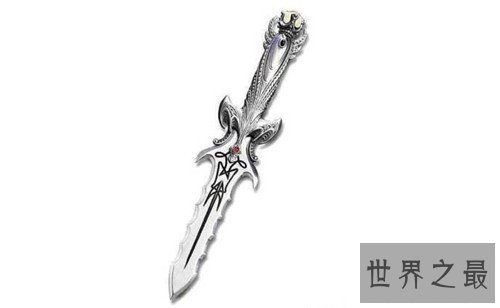 莎拉维尔堪称最诡异刀剑之一 伊丽莎白专属利刃