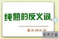 纯熟的反义词及含义，有关纯熟的成语介绍