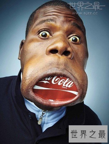 世界上最大的嘴，嘴巴最大的人(宽17厘米)