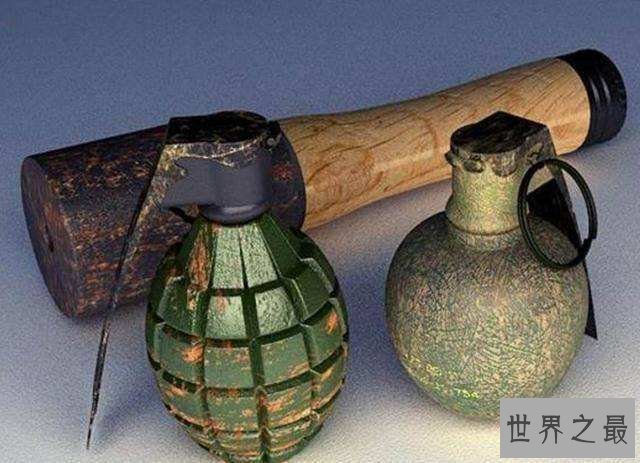 世界上威力最大的手雷,珍珠手雷内部上万个颗钢珠