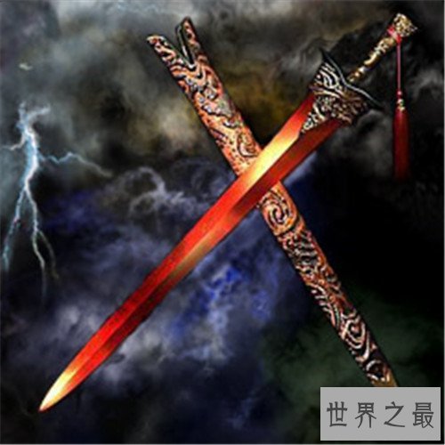 中国四大名剑排行榜,干将莫邪剑竟然排第二?