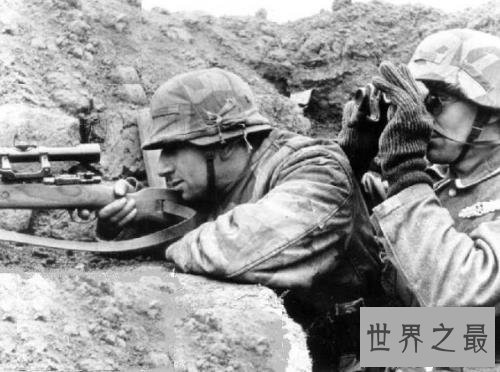 二战狙击手排名,第一一共杀了大约有542人!