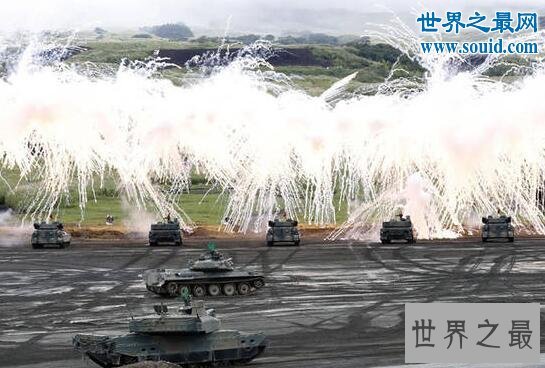 日本最大规模实弹演习,使用弹药36吨(3.9亿日元)