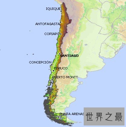 世界上最狭长的国家,形状居然像一条长长的蚯蚓