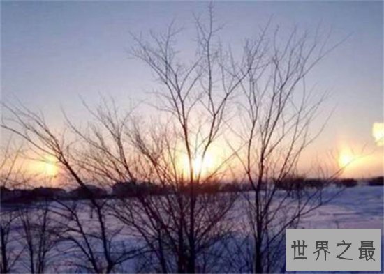 俄现罕见幻日奇观,后羿射日的原型就是幻日