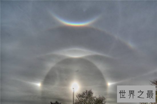 幻日现象曾在春秋便出现,一般持续几分钟便结束