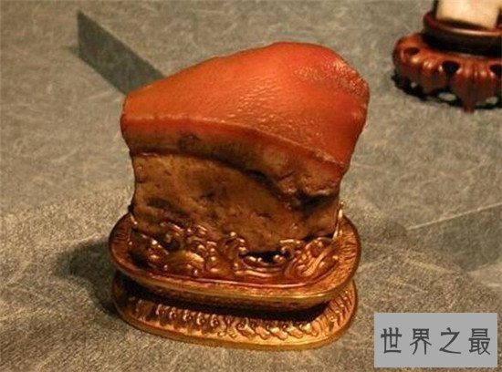 中国四大奇石,东坡肉形石真的像一块肉