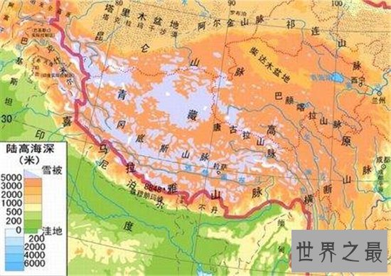柴达木盆地海拔2600-3000,具有丰富资源是聚宝盆