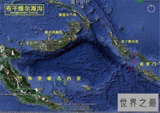 世界上最深的海沟排行榜,第一名形成时间已经6000万年