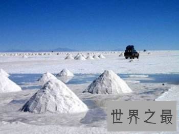 中国最大的盐湖,青海察尔汗盐湖够60亿人吃1000年