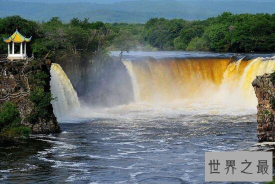 世界最大的玄武岩瀑布，吊水楼瀑布(宽300米)