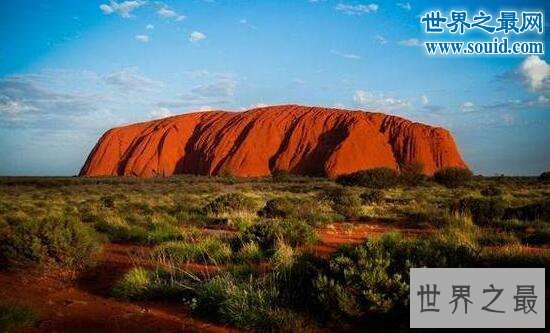 世界上最大的岩石,艾尔斯岩石(周长10公里)