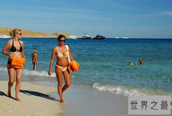 世界上温度最高的海,红海(水温可达32度)