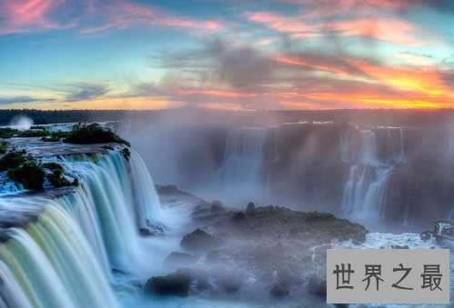 世界上最宽的瀑布,伊瓜苏瀑布(4000米宽)