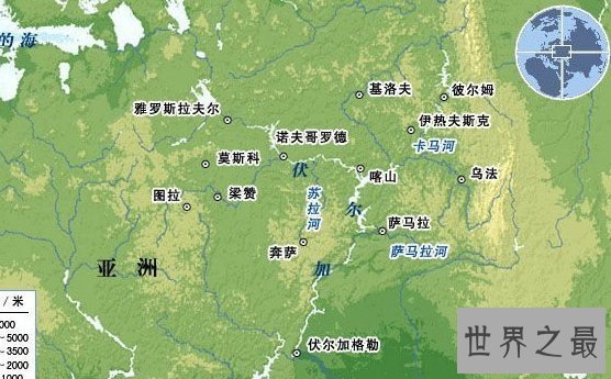 欧洲最长的河流,欧洲第一长河是伏尔加河