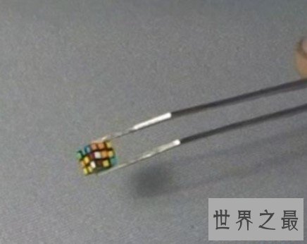 世界上最小的魔方,边长就只有5.4毫米