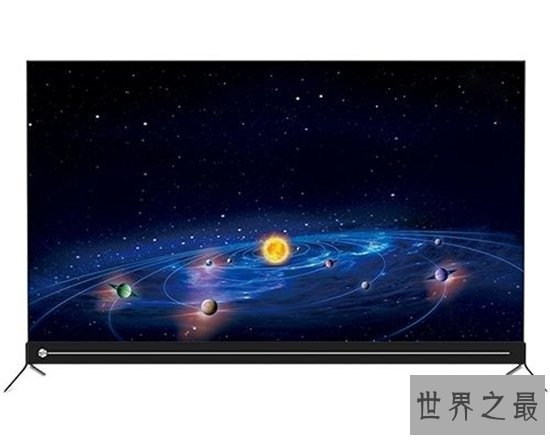世界上最大的4k宽屏电视机,中国“智”造强势占领榜单!