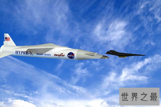世界上速度最快的飞机,X-43A极速飞机(比导弹还快)