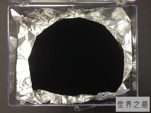 世界上最黑的物质,碳纳米管(人造黑洞吸收99%的光)
