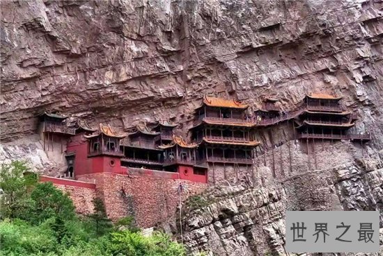 倒悬空寺在中国有五处,中山西恒山的最知名