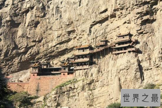 倒悬空寺在中国有五处,中山西恒山的最知名
