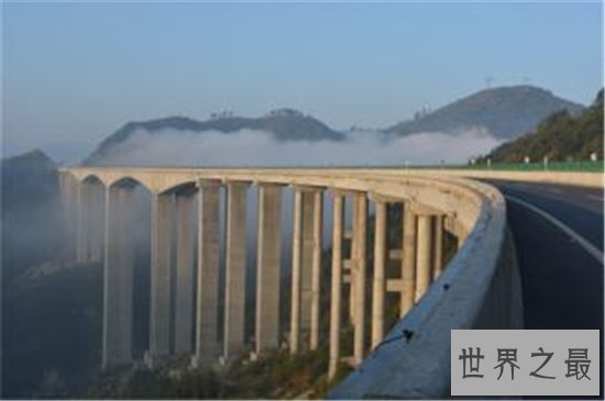 亚洲第一高墩大桥,赫章特大桥震撼的不得了