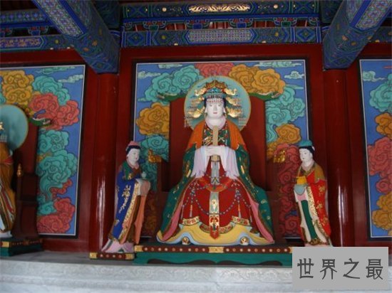 北顶娘娘庙供养肉身菩萨,香火从明清开始一直旺盛