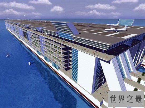 自由号海上漂浮城市,可以容纳五万人居住