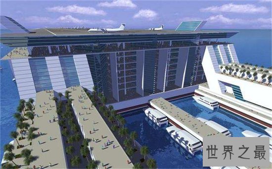 自由号海上漂浮城市,可以容纳五万人居住