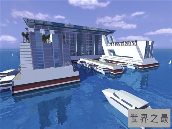 自由号海上漂浮城市,可以容纳五万人居住