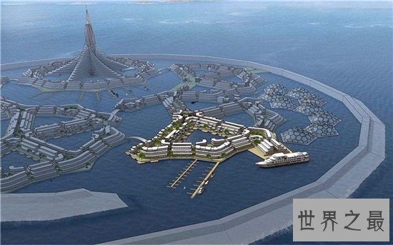 自由号海上漂浮城市，可以容纳五万人居住