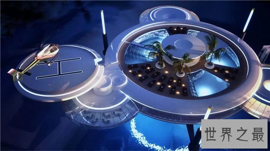 迪拜水下酒店是世界上最豪华的酒店,不会受海啸影响