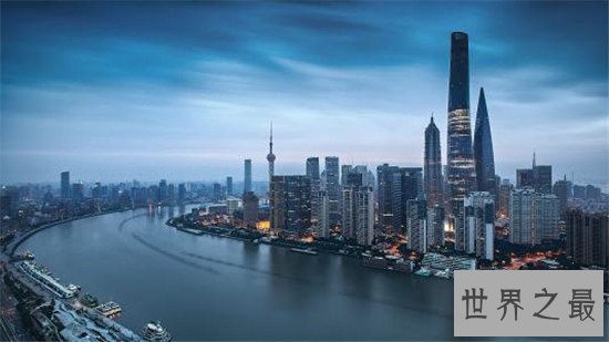 上海第一高楼上海中心大厦632米,126层(中国第一高楼)