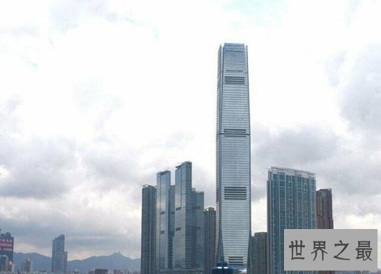 吉尼斯世界纪录的环球贸易广场是香港的西九龙,手法却是仿照美国的