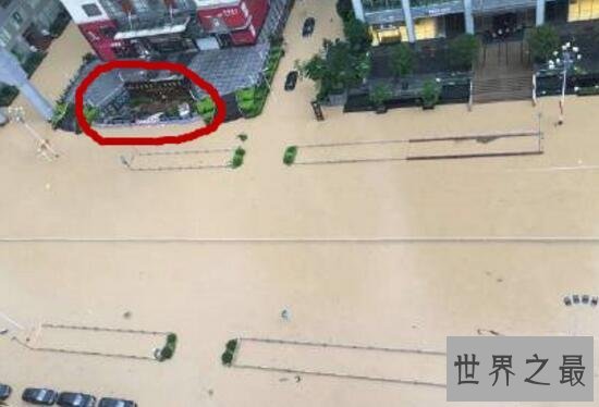 福州最牛抗洪餐厅,全街被淹仅一家完好(孤独看海)