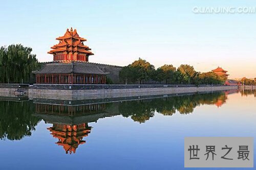 北京故宫紫禁城,是中国地标性的建筑物