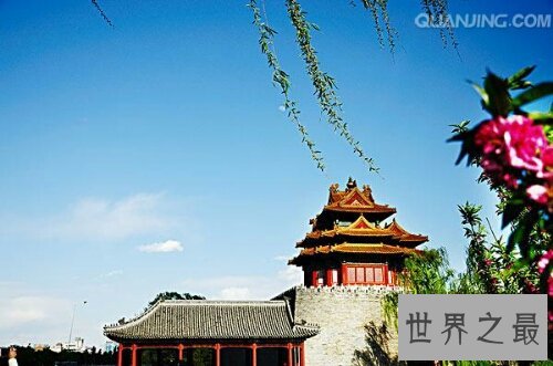 北京故宫紫禁城,是中国地标性的建筑物