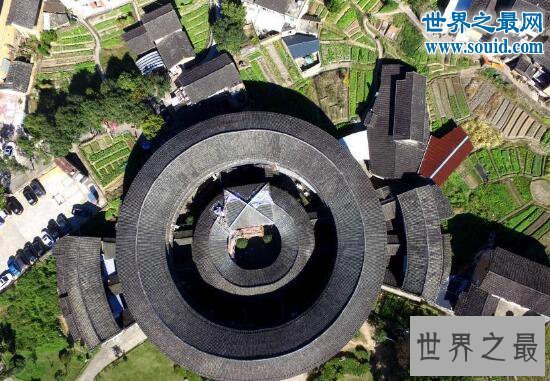 世界上最大的土楼群,福建永定土楼群(共23000余座)