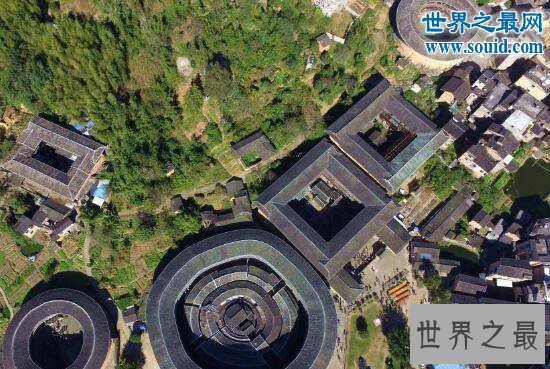 世界上最大的土楼群,福建永定土楼群(共23000余座)