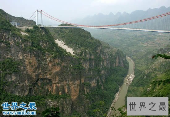 世界第一高桥,四渡河特大桥最高达560米(行在云尖)