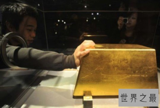 世界上最大的金砖,重达440斤的超大金砖