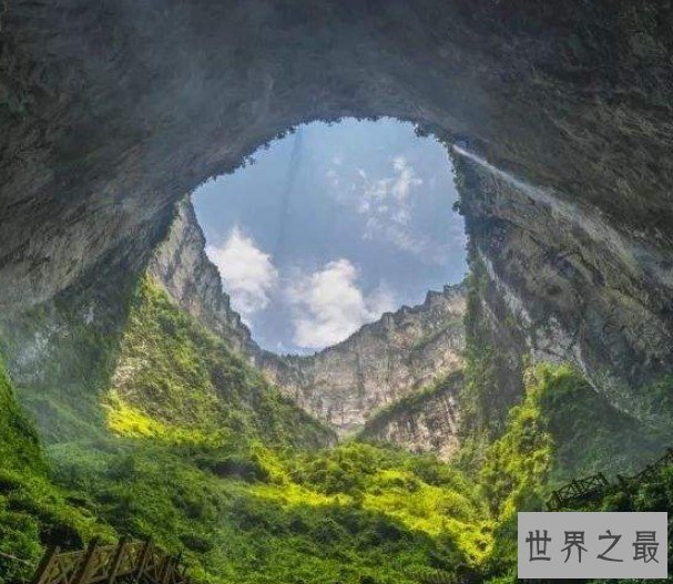 世界最大的罕见奇观，乐业天坑群