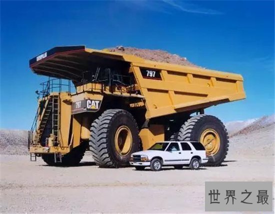 世界最大车,光是重量据说就已经有十几吨!