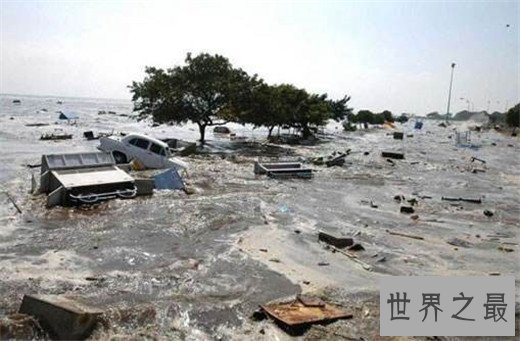 历史上最恐怖的十大的海啸,9.2级地震引发强海啸(近30万人丧生)