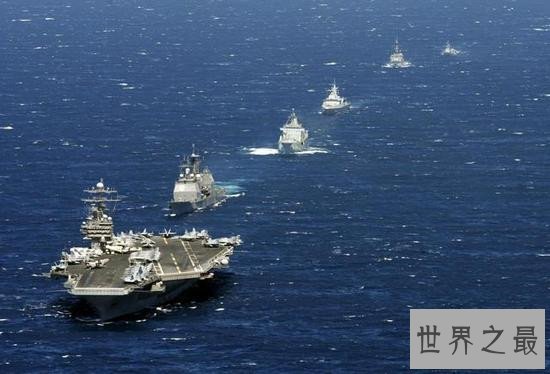 世界最大的航母排行榜,美国的军事力量竟如此强大