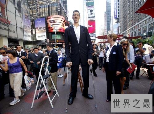 中国第一高人鲍喜顺,身高是普通人的两倍
