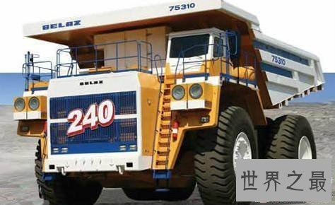 世界上最大的矿车,中国徐工de400高智能的载重怪兽