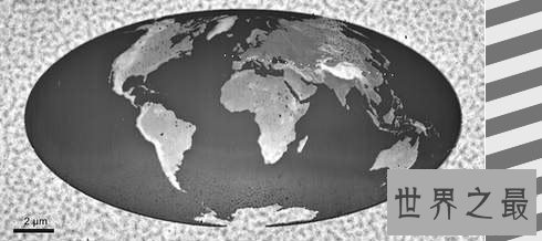 世界上最小的三维世界地图 世界上最小的三维世界地图