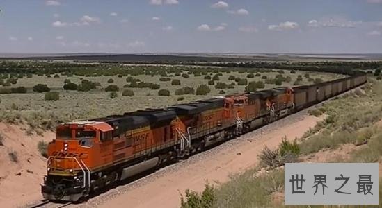 世界上最长的火车,七千米长像条巨蟒