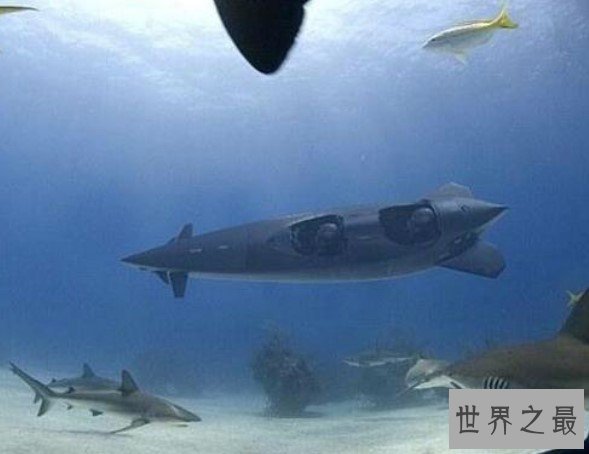 世界最快的个人潜艇,数秒潜入100米